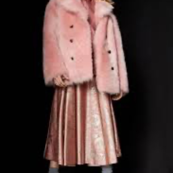 Rochas Pre-Fall 2017 Rose Gold Silk Versailles Evening Gown Small - Picture 16 of 16